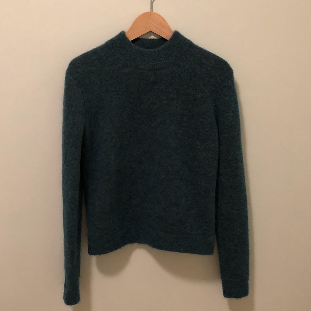 Acne Studios Cozy Fitted Mock Neck Sweater